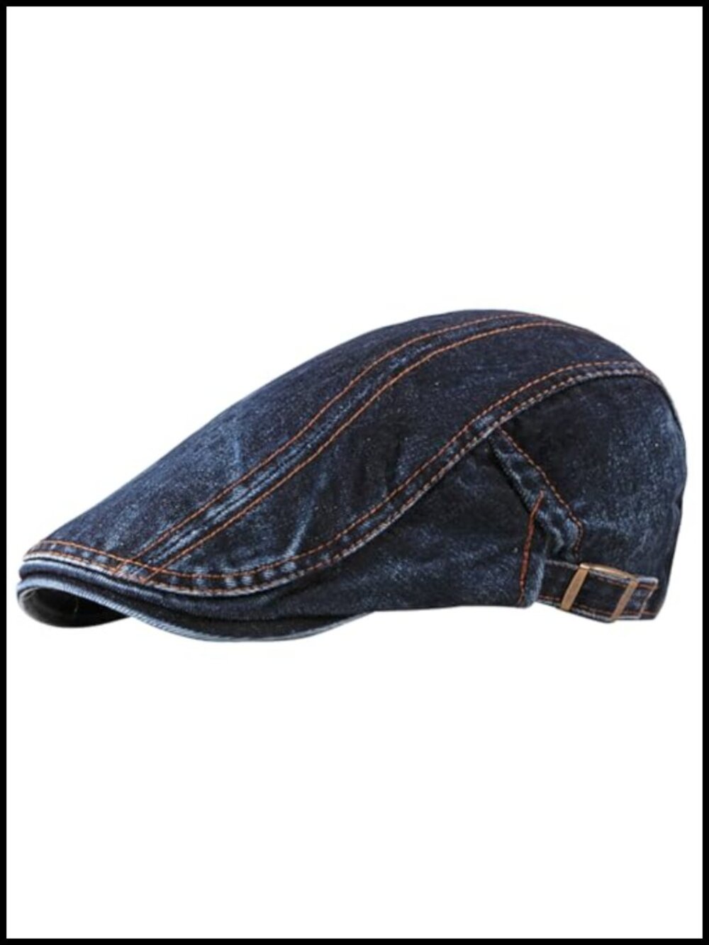Cotton Newsboy Flat Cap Adjustable Ivy Gatsby Cabbie Hat